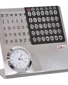 Life Time Calendar with Clock 124